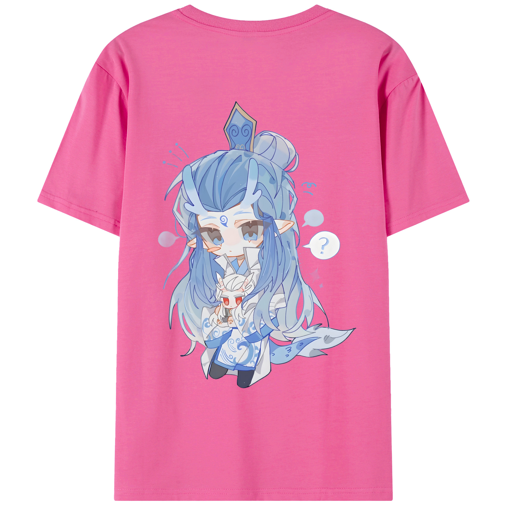 （画像用） Ne Zha 2 ナタ 魔童の大暴れ レディース半袖Tシャツ(バックプリント)